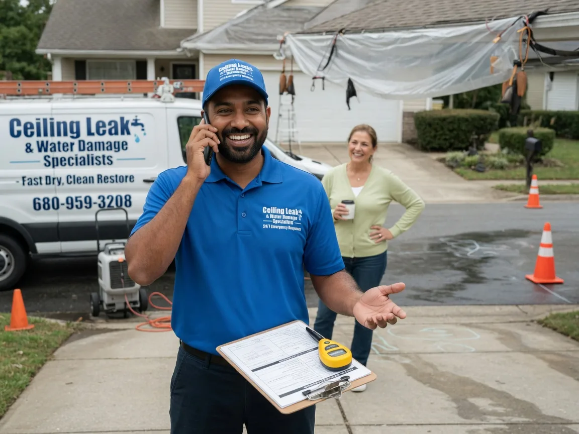 Ceiling Leak Cleanup Forest, VA FAQs